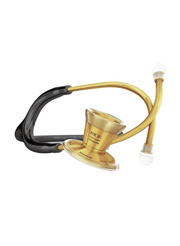 MDF Instruments Procardial Titanium Cardiology Stethoscope, 797TK11, Black/Gold
MDF Instruments Procardial Titanium Cardiology Stethoscope, 797TK11, Black/Gold