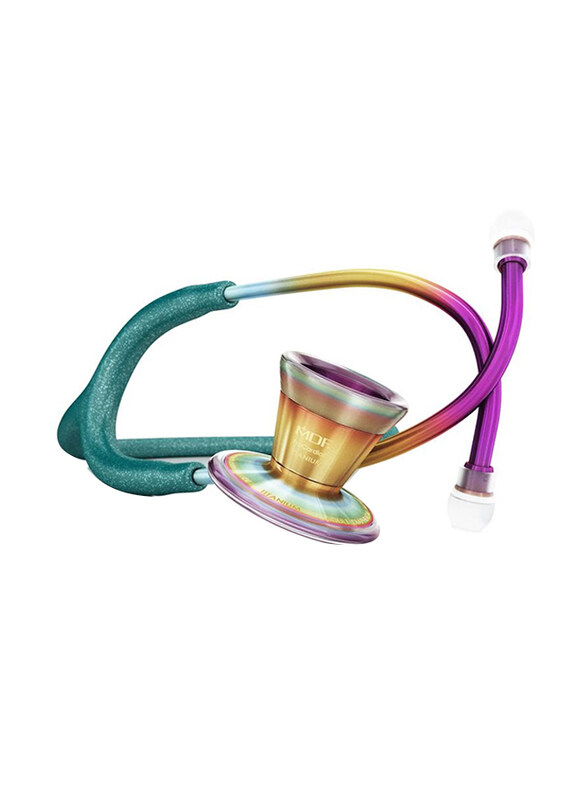 MDF Instruments Procardial Titanium Cardiology Stethoscope, 797TGL21K, Green Glitter/Kaleidoscope
MDF Instruments Procardial Titanium Cardiology Stethoscope, 797TGL21K, Green Glitter/Kaleidoscope