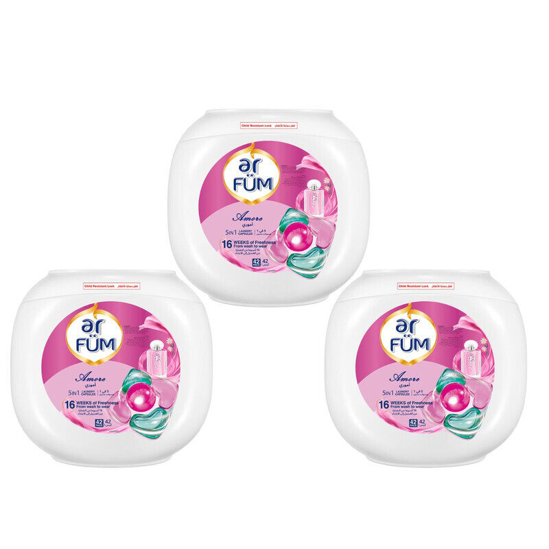 ArFum PODS, 5-in-1 Laundry Detergent Capsules with Scent Booster, Detergent Concentrate, Softener, Color Protect, Stain Remover, 16 Weeks Fragrance, 4
ArFum PODS, 5-in-1 Laundry Detergent Capsules with Scent Booster, Detergent Concentrate, Softener, Color Protect, Stain Remover, 16 Weeks Fragrance, 4