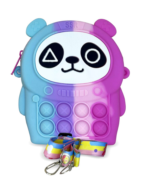 Ogi Mogi Toys Colourful Panda Shoulder Bags for Girls Mini Silicone Fidget Bag with Adjustable Strap Squishy, Multicolour
Ogi Mogi Toys Colourful Panda Shoulder Bags for Girls Mini Silicone Fidget Bag with Adjustable Strap Squishy, Multicolour