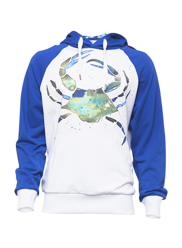BiggDesign Anemoss Green Crab Patterned Long Sleeve Hoodie Sweatshirt for Men, Small, White/Blue/Green
BiggDesign Anemoss Green Crab Patterned Long Sleeve Hoodie Sweatshirt for Men, Small, White/Blue/Green