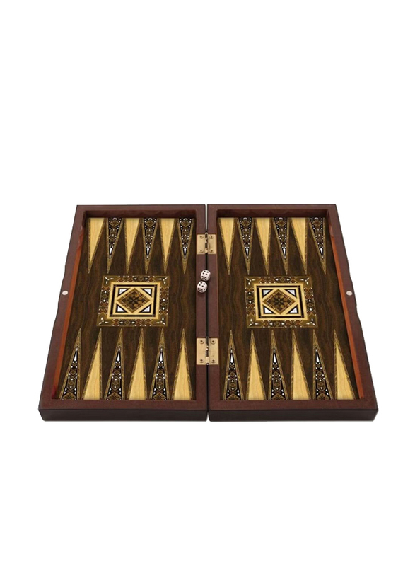 

Star Antique Mosaic Backgammon Game Set, All Ages
