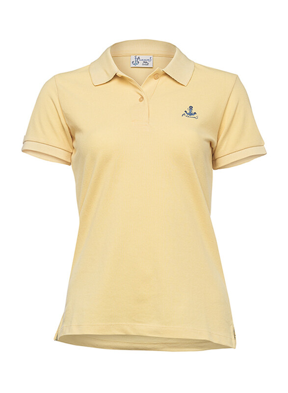 BiggDesign Anemoss Crab Pattern Short Sleeve Polo Neck T-Shirt for Women, Medium, Yellow
BiggDesign Anemoss Crab Pattern Short Sleeve Polo Neck T-Shirt for Women, Medium, Yellow