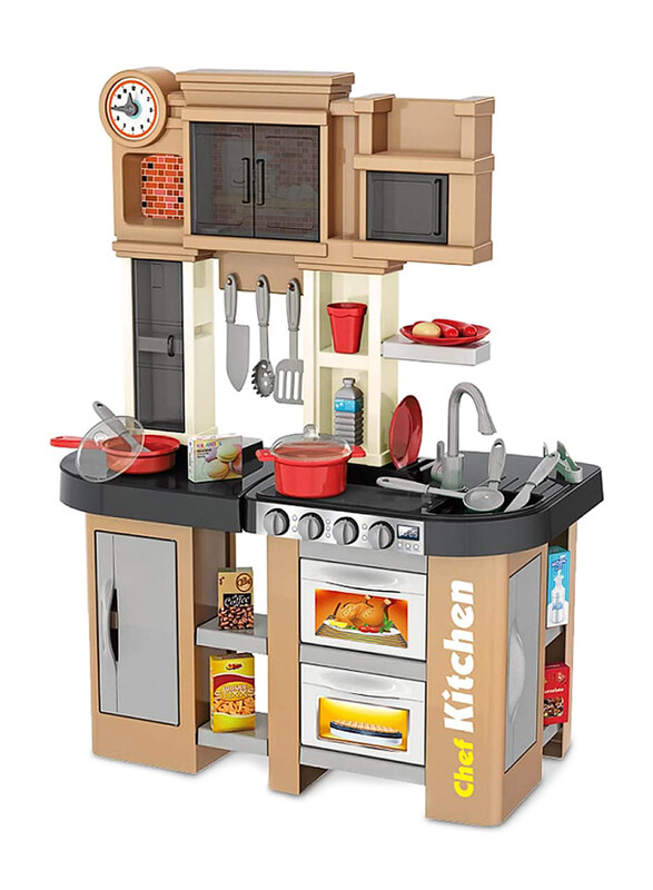 Toy Land Beautiful Kitchen Play Set Toy with Light & Sound, 58 Pieces, Ages 3+, Multicolour
Toy Land Beautiful Kitchen Play Set Toy with Light & Sound, 58 Pieces, Ages 3+, Multicolour