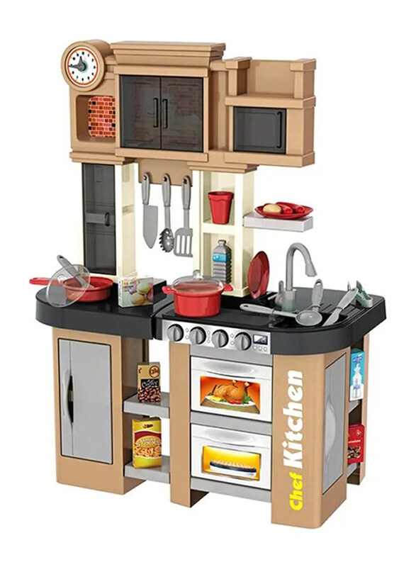 Bei Di Yuan Toys Talented Chef Pretend Kitchen Play Set with Realistic Lights and Sounds, 58 Pieces, Ages 3+
Bei Di Yuan Toys Talented Chef Pretend Kitchen Play Set with Realistic Lights and Sounds, 58 Pieces, Ages 3+