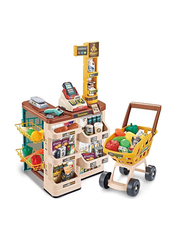 Toy Land Role Play Children's Mini Home Supermarket Set Toy for Kids, 40 Pieces, Ages 3+, Yellow
Toy Land Role Play Children's Mini Home Supermarket Set Toy for Kids, 40 Pieces, Ages 3+, Yellow