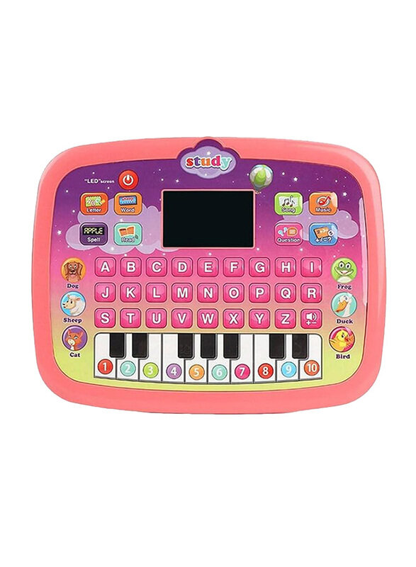 Toy Land Multifunction Early Educational Learning LED Tablet with Light and Music for Kids, Ages 3+, Pink
Toy Land Multifunction Early Educational Learning LED Tablet with Light and Music for Kids, Ages 3+, Pink
