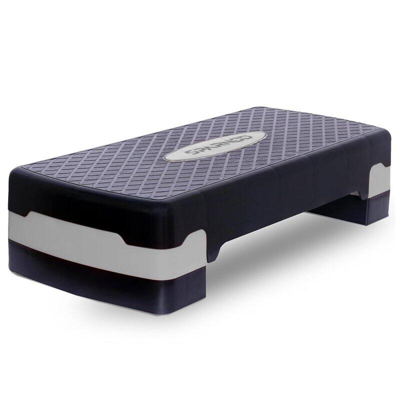Sparnod Fitness SAS-1000 Aerobic Gym Stepper for Exercise at Home, Adjustable Height, Anti-Skid Surface, Supports up to 225 kg, Compact & Portable, Id
Sparnod Fitness SAS-1000 Aerobic Gym Stepper for Exercise at Home, Adjustable Height, Anti-Skid Surface, Supports up to 225 kg, Compact & Portable, Id