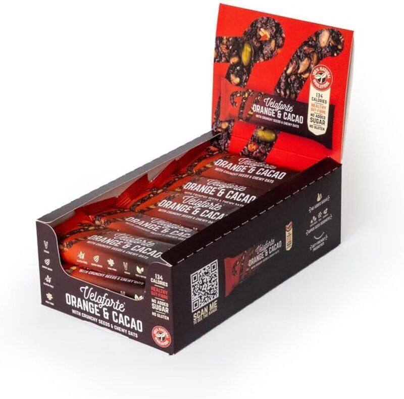 Veloforte Oat Bar - Orange & Cacao - 9 count x 35g - 136 Calories - Wellness Bar, Snack Bar, Healthy Gut, High Fibres, Vegan, Gluten Free, No Added Su
Veloforte Oat Bar - Orange & Cacao - 9 count x 35g - 136 Calories - Wellness Bar, Snack Bar, Healthy Gut, High Fibres, Vegan, Gluten Free, No Added Su