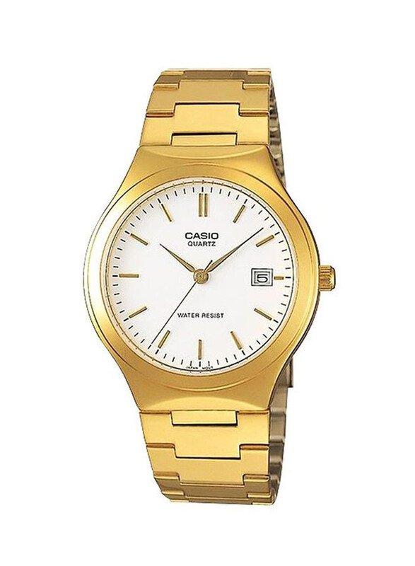 Casio Enticer Analog Watch for Men with Stainless Steel Band, Water Resistant, MTP-1170N-7ARDF, Gold/White
Casio Enticer Analog Watch for Men with Stainless Steel Band, Water Resistant, MTP-1170N-7ARDF, Gold/White