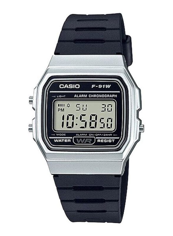 Casio Youth Digital Watch for Men with Plastic Band, Water Resistant, F-91WM-7ADF, Black/Grey
Casio Youth Digital Watch for Men with Plastic Band, Water Resistant, F-91WM-7ADF, Black/Grey