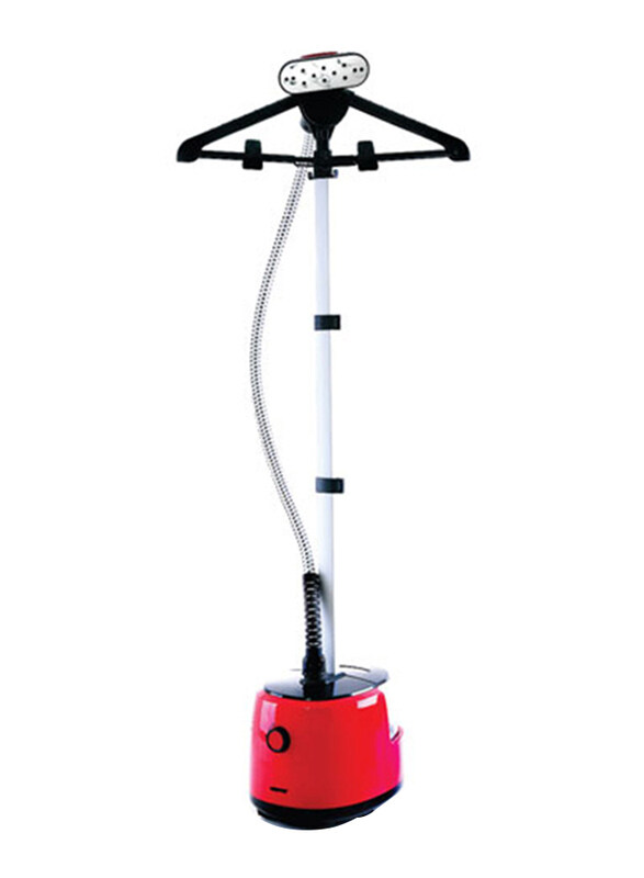 Geepas Garment Vertical Steamer with Single Poles and 2L Water Capacity, 1800W, GGS9695, Red
Geepas Garment Vertical Steamer with Single Poles and 2L Water Capacity, 1800W, GGS9695, Red