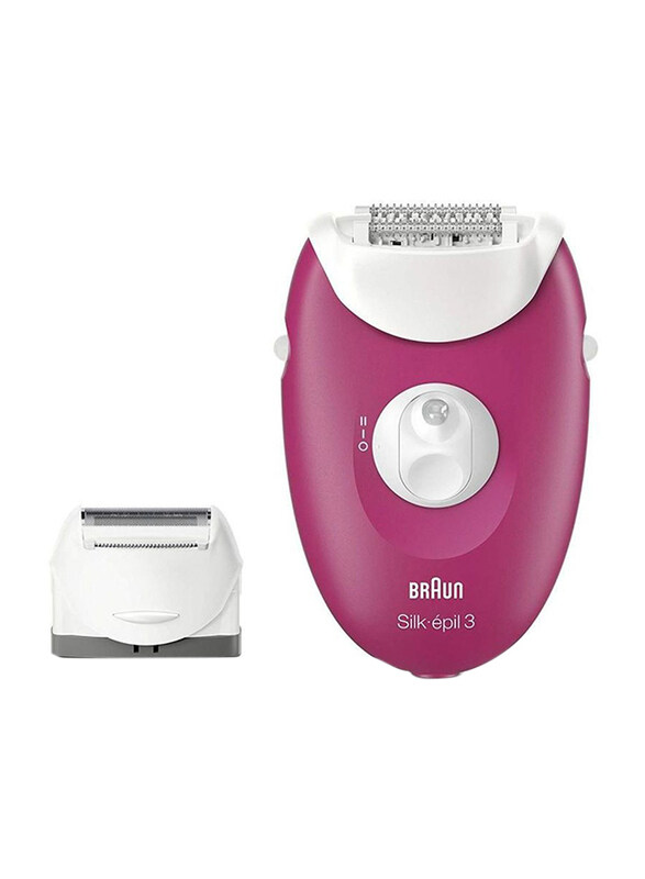 Braun Silk-Epil 3 Epilator with Trimmer Cap for Women, SE 33273 GP, Raspberry Pink
Braun Silk-Epil 3 Epilator with Trimmer Cap for Women, SE 33273 GP, Raspberry Pink