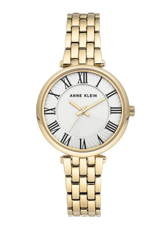 Anne Klein Analog Watch for Women with Metal Band, Water Resistant, AK3322WTGB, Gold/White
Anne Klein Analog Watch for Women with Metal Band, Water Resistant, AK3322WTGB, Gold/White