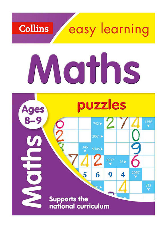 Maths Puzzles Ages 8-9: Ideal for Home Learning, Paperback Book, By: Collins Easy Learning & Peter Clarke
Maths Puzzles Ages 8-9: Ideal for Home Learning, Paperback Book, By: Collins Easy Learning & Peter Clarke