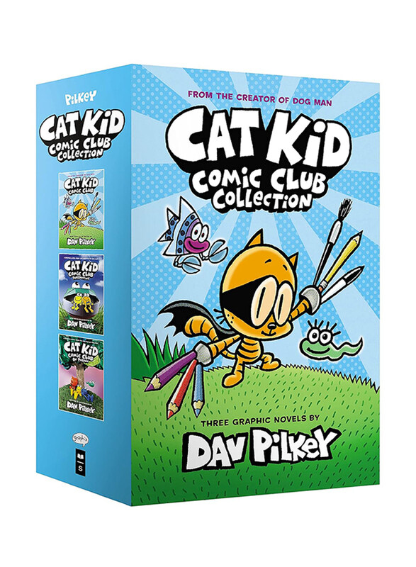 The Cat Kid Comic Club Collection: From the Creator of Dog Man (Cat Kid Comic Club #1-3 Boxed Set), Paperback Book, By: Dav Pilkey
The Cat Kid Comic Club Collection: From the Creator of Dog Man (Cat Kid Comic Club #1-3 Boxed Set), Paperback Book, By: Dav Pilkey
