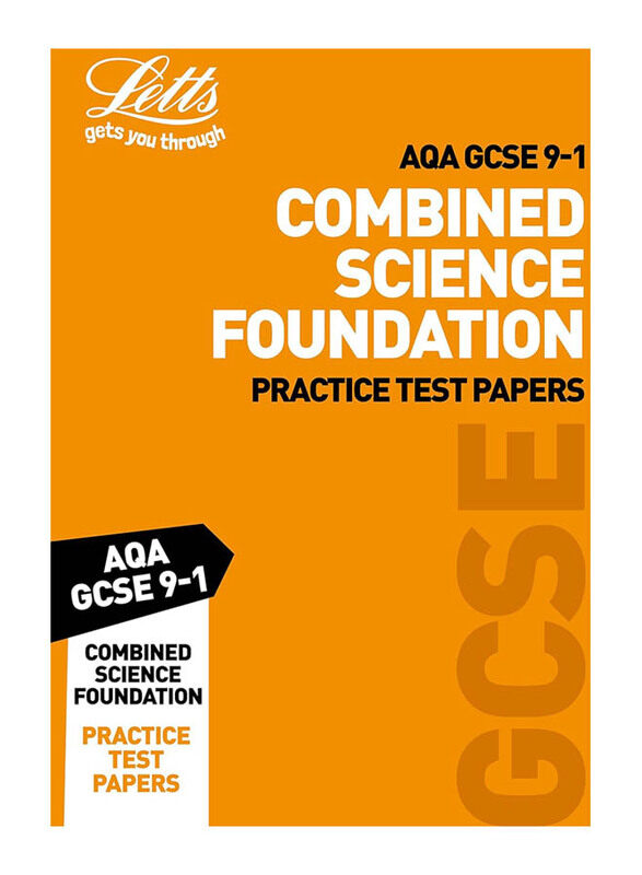 Letts GCSE 9-1 Revision Success AQA GCSE Combined Science Foundation Practice Test Papers, Paperback Book, By: Letts
Letts GCSE 9-1 Revision Success AQA GCSE Combined Science Foundation Practice Test Papers, Paperback Book, By: Letts