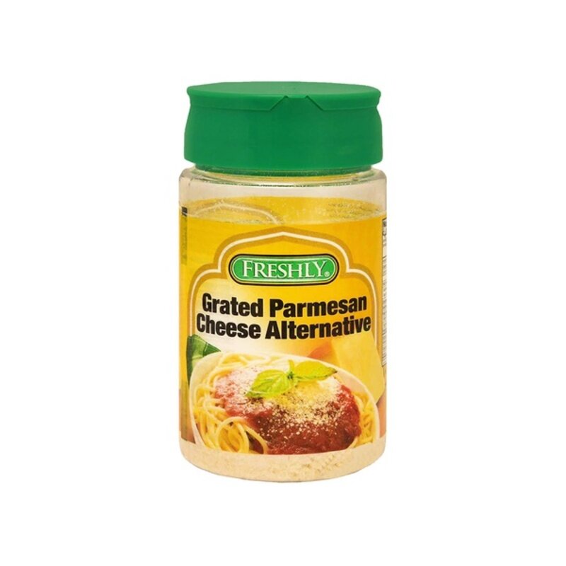 Freshly Grated Parmesan Cheese Alternative - Exceptional Quality - Convenient Packaging - 85 grams
Freshly Grated Parmesan Cheese Alternative - Exceptional Quality - Convenient Packaging - 85 grams