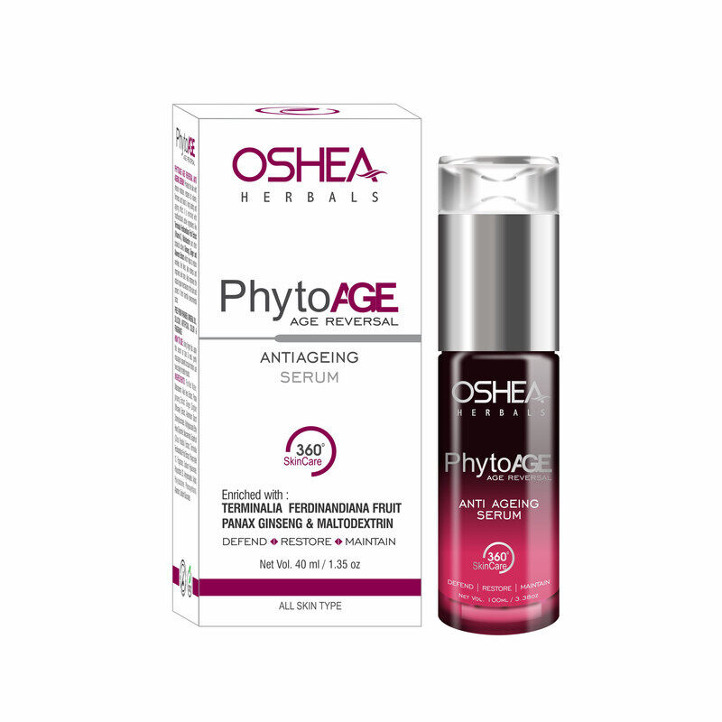 Oshea Herbals Oshea Herbal PhytoAge Anti Ageing Serum - Reduce Fine Lines & Wrinkles - Boost Skin Radiance - 40 ml
Oshea Herbals Oshea Herbal PhytoAge Anti Ageing Serum - Reduce Fine Lines & Wrinkles - Boost Skin Radiance - 40 ml