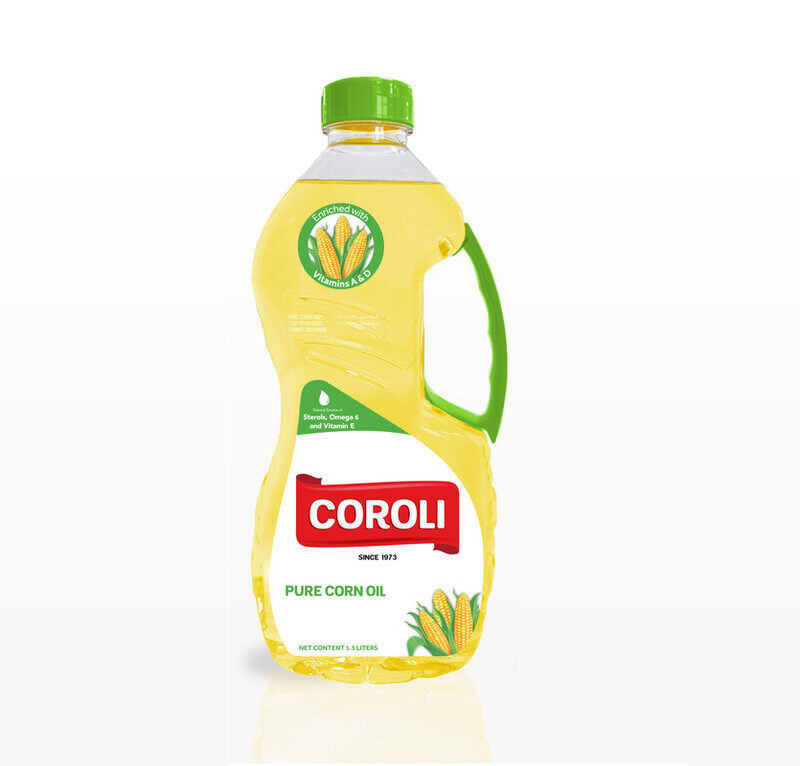 Coroli Corn Oil 1.5 Liter Light and Cholesterol Free Enriched with Vitamin A, D and E, Sterols, Natural Antioxidants Omega 6 Versatile Cooking Oil Coo
Coroli Corn Oil 1.5 Liter Light and Cholesterol Free Enriched with Vitamin A, D and E, Sterols, Natural Antioxidants Omega 6 Versatile Cooking Oil Coo