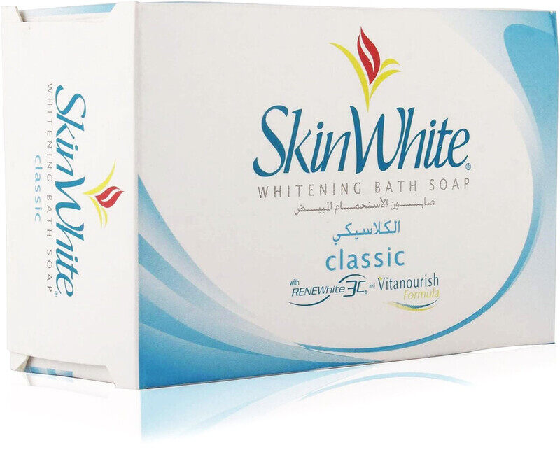 Skin White Whitening Bath Soap Classic - With ReneWhite 3C & Vitanourish Formula - For Clearer Skin in as Early as 2 Weeks - 135g
Skin White Whitening Bath Soap Classic - With ReneWhite 3C & Vitanourish Formula - For Clearer Skin in as Early as 2 Weeks - 135g