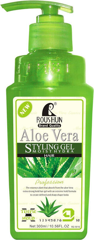 Roushun Aloe Vera Styling Gel - Extreme Hold - Make a Shining Charming Hair Style - For All Hair Types - 300 ml
Roushun Aloe Vera Styling Gel - Extreme Hold - Make a Shining Charming Hair Style - For All Hair Types - 300 ml