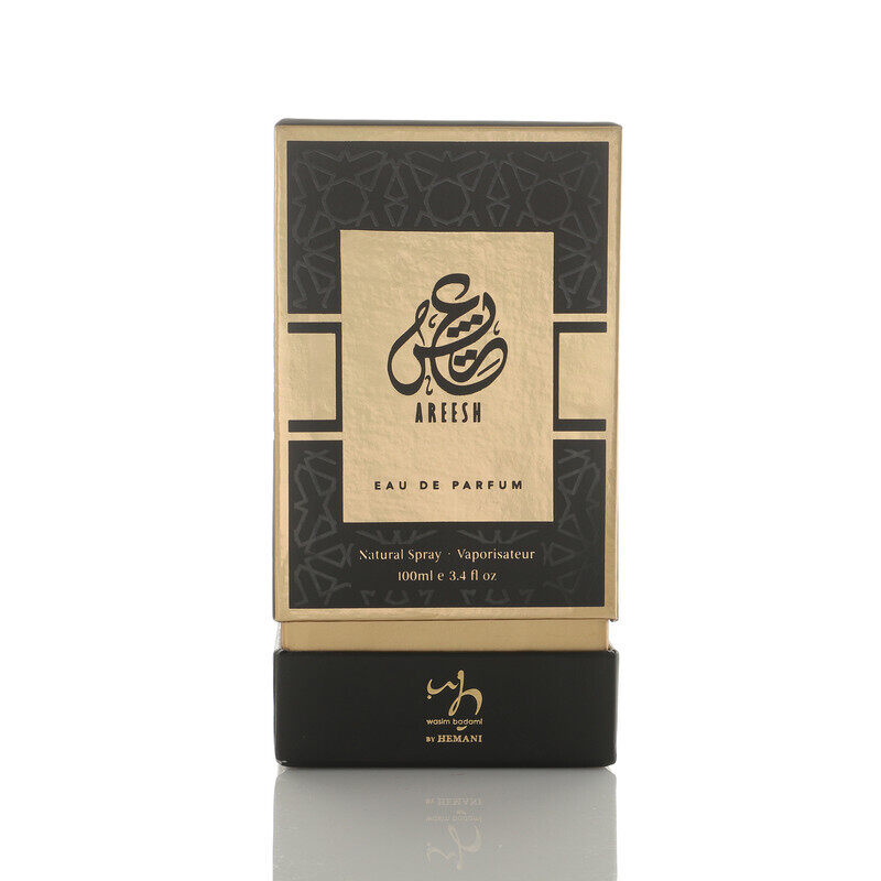 Hemani- WB - Areesh - An Attractive Oriental Fragrance Eau De Perfum- Musky Notes, Oud, Incense - For Men & Women - 100 ml
Hemani- WB - Areesh - An Attractive Oriental Fragrance Eau De Perfum- Musky Notes, Oud, Incense - For Men & Women - 100 ml