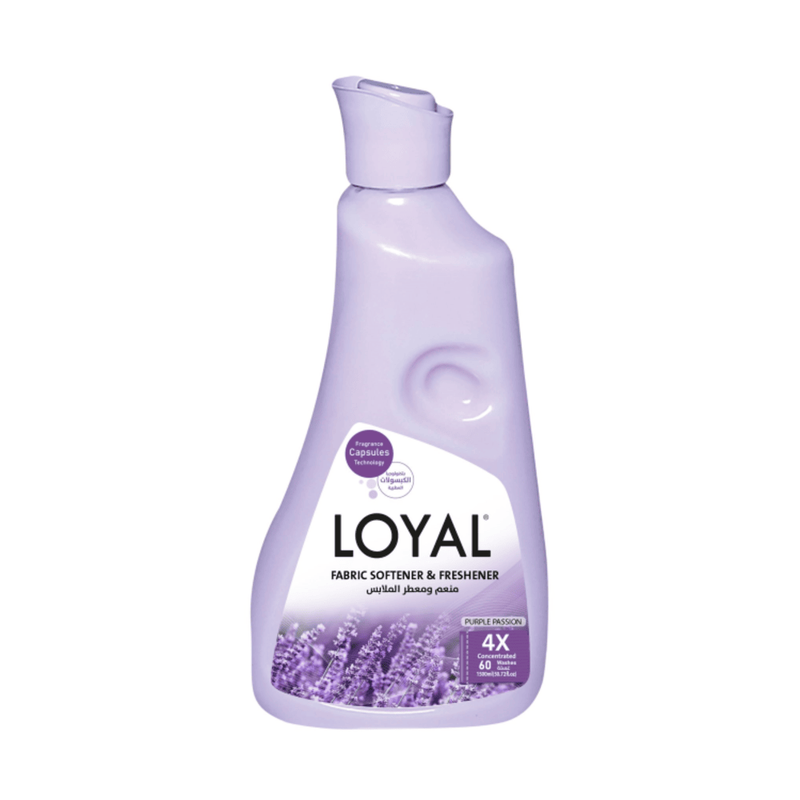 Loyal Fabric Softener & Freshener Purple Passion - Invigorating Purple Passion Fragrance - Softening Effect - 3000 ml
Loyal Fabric Softener & Freshener Purple Passion - Invigorating Purple Passion Fragrance - Softening Effect - 3000 ml