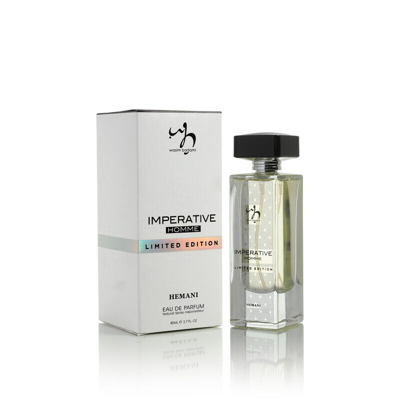 Hemani WB - Imperative Limited Edition Men - Gentle & Masculine Scent - Long-lasting Fragrance - Eau de Parfum - 100 ml
Hemani WB - Imperative Limited Edition Men - Gentle & Masculine Scent - Long-lasting Fragrance - Eau de Parfum - 100 ml