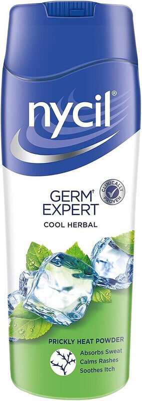 Nycil Zydus Cool Herbal Heat Powder - Herbal Ingredients - Absorbs Moisture -187g
Nycil Zydus Cool Herbal Heat Powder - Herbal Ingredients - Absorbs Moisture -187g