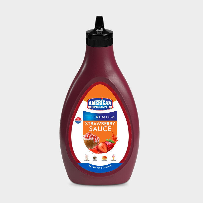 American Specialty Premium Strawberry Sauce - Adding Flavor to Coffee, Iced Lattes & Milkshakes - Use as a Topping on Ice Cream, Waffles & Crepes - 50
American Specialty Premium Strawberry Sauce - Adding Flavor to Coffee, Iced Lattes & Milkshakes - Use as a Topping on Ice Cream, Waffles & Crepes - 50