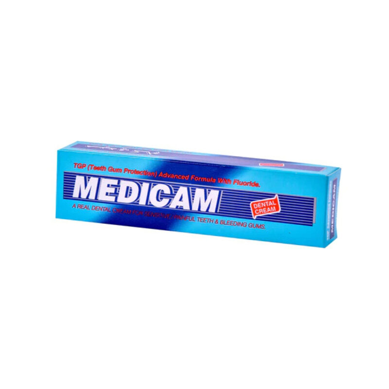 Medicam Dental Cream - Teeth Gum Protection Advanced Formula With Fluoride - Cream For Sensitive / Painful Teeth & Bleeding Gums- 100 Grams
Medicam Dental Cream - Teeth Gum Protection Advanced Formula With Fluoride - Cream For Sensitive / Painful Teeth & Bleeding Gums- 100 Grams