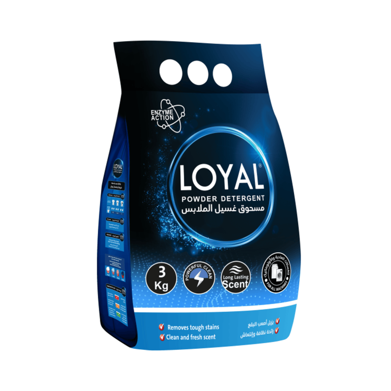 Loyal Powder Detergent with Enzyme Action - Powerful Clean & Long Lasting Scent - For All Machines - Low Foam with Clean & Fresh Scent - Removes Tough
Loyal Powder Detergent with Enzyme Action - Powerful Clean & Long Lasting Scent - For All Machines - Low Foam with Clean & Fresh Scent - Removes Tough