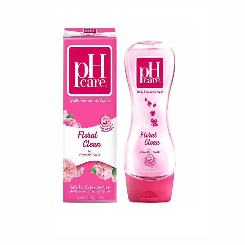 pH care Daily Feminine Wash Floral Clean - For Fragrant Care - Dual Hydrating Moisturizer - Safe for Everyday Use - pH-Balanced & Clinically Tested -
pH care Daily Feminine Wash Floral Clean - For Fragrant Care - Dual Hydrating Moisturizer - Safe for Everyday Use - pH-Balanced & Clinically Tested -