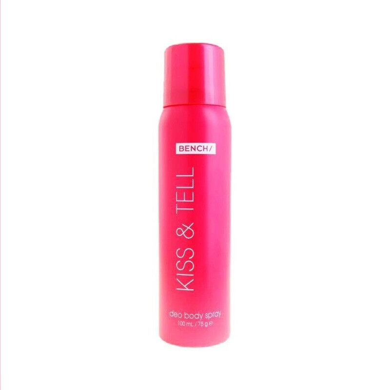 Bench Kiss & Tell Deo Body Spray - Fresh & Sweet Fragrance - Long-Lasting Freshness - 100 ml
Bench Kiss & Tell Deo Body Spray - Fresh & Sweet Fragrance - Long-Lasting Freshness - 100 ml
