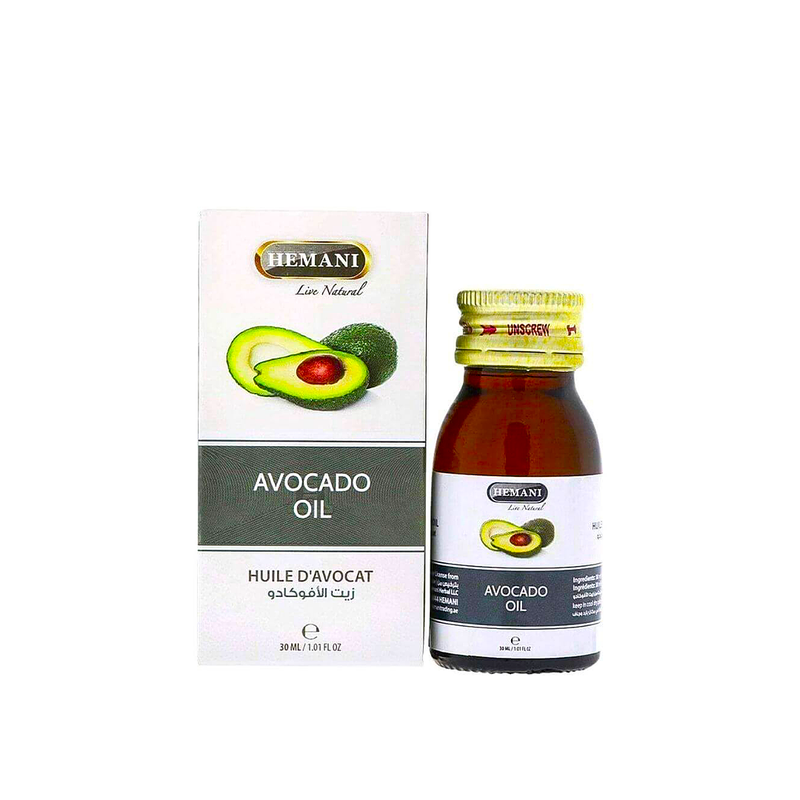 Hemani Avocado Oil - Anti-Aging - Suports Scalp Health - Rich in Nutrients - 30 ml
Hemani Avocado Oil - Anti-Aging - Suports Scalp Health - Rich in Nutrients - 30 ml