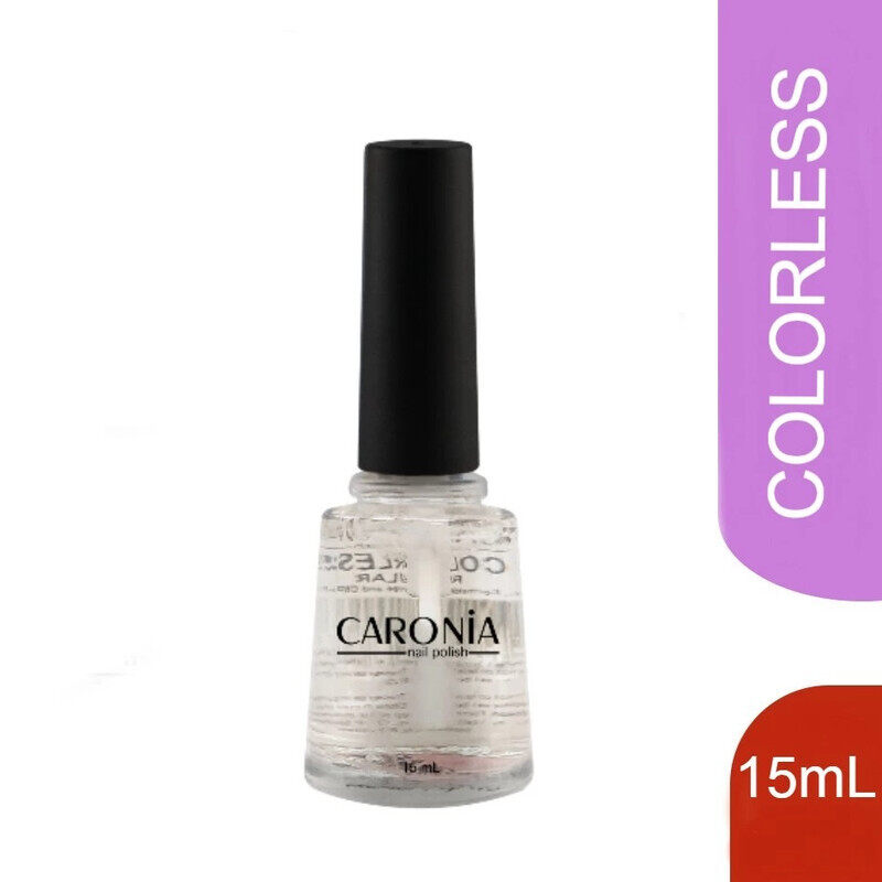 Caronia Nail Polish Colorless Regular - Easy to Apply - Quick Drying - Long-lasting Formula - 15 ml
Caronia Nail Polish Colorless Regular - Easy to Apply - Quick Drying - Long-lasting Formula - 15 ml