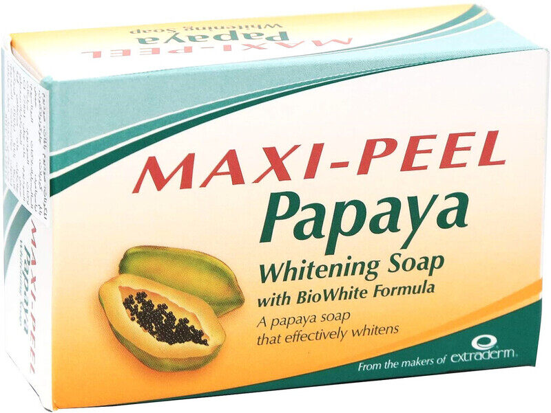 Maxi-peel Maxipeel Papaya Soap - Whitening Soap with BioWhite Formula - Effectively Whitens Skin - 135gm
Maxi-peel Maxipeel Papaya Soap - Whitening Soap with BioWhite Formula - Effectively Whitens Skin - 135gm
