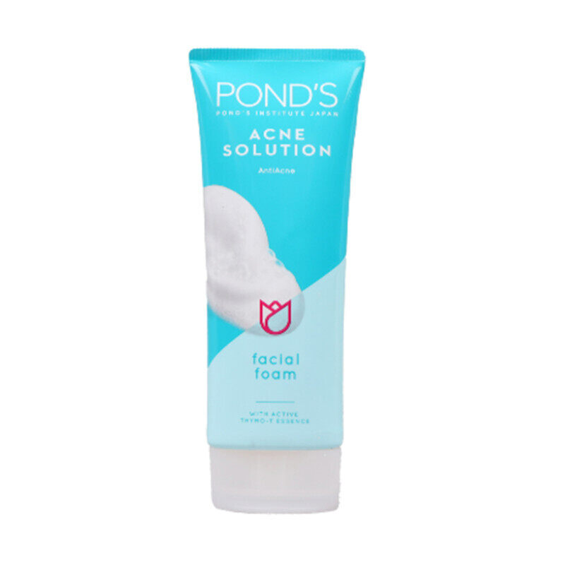 Ponds Pond's Acne Solution Anti Acne Facial Foam With Active Thymo-T Essence - 100 g
Ponds Pond's Acne Solution Anti Acne Facial Foam With Active Thymo-T Essence - 100 g
