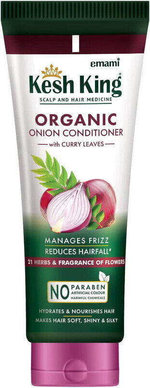 Emami Kesh King Scalp & Hair Medicine Organic Onion Conditioner With Curry Leaves - Manages Frizz - Reduces Hairfall - 21 Herbs & Fragrance of Flowers
Emami Kesh King Scalp & Hair Medicine Organic Onion Conditioner With Curry Leaves - Manages Frizz - Reduces Hairfall - 21 Herbs & Fragrance of Flowers