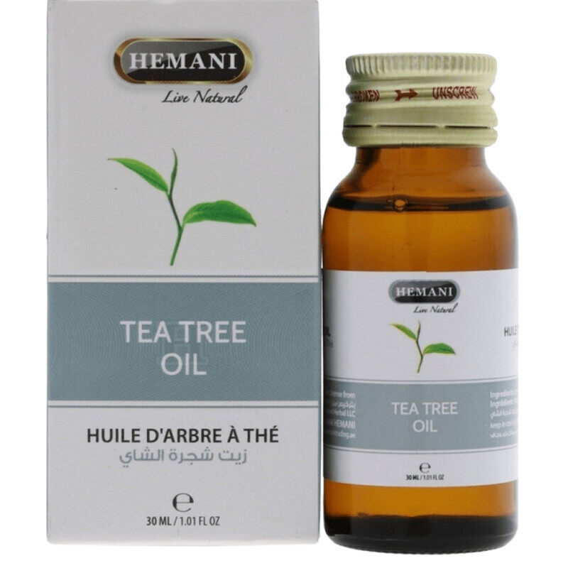 Hemani Tea Tree Herbal Oil 30ml Antibacterial, Antiseptic, Antifungal Helps Maintain Healthy Skin for Face and Body Store in A Cool & Dry Place
Hemani Tea Tree Herbal Oil 30ml Antibacterial, Antiseptic, Antifungal Helps Maintain Healthy Skin for Face and Body Store in A Cool & Dry Place