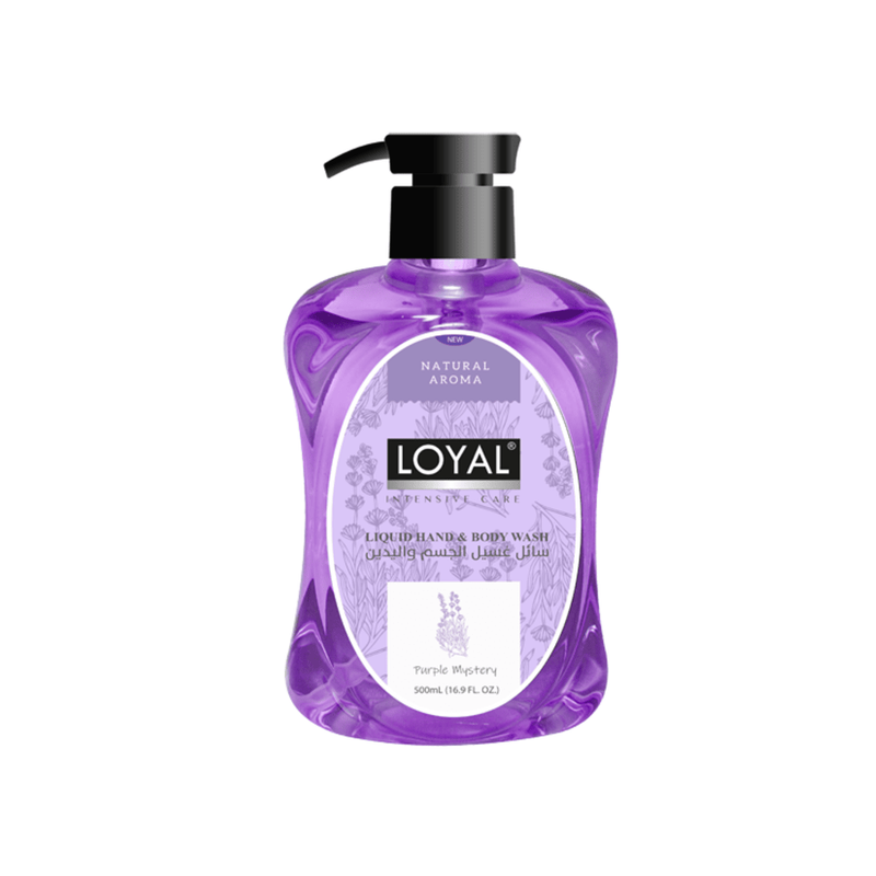 Loyal Liquid Hand Wash - Embrace the Softness - Purple Mystery Scent - Natural Aroma - 500 ml
Loyal Liquid Hand Wash - Embrace the Softness - Purple Mystery Scent - Natural Aroma - 500 ml