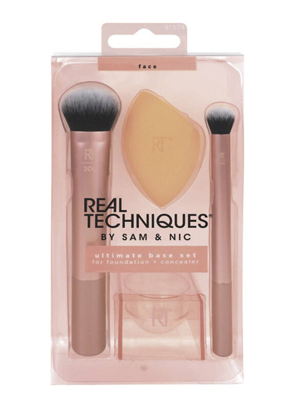 Real Techniques By Sam & Nic Ultimate Base Set for Foundation and Concealer, Rose Gold
Real Techniques By Sam & Nic Ultimate Base Set for Foundation and Concealer, Rose Gold