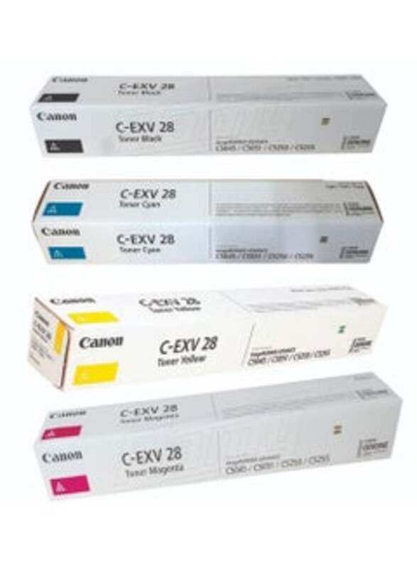 Generic Genuine C-EXV 28 CMYK Toner Cartridge Multipack For imageRUNNER C5250, C5255, C5045, C5051 Black,Cyan,Yellow,Magenta
Generic Genuine C-EXV 28 CMYK Toner Cartridge Multipack For imageRUNNER C5250, C5255, C5045, C5051 Black,Cyan,Yellow,Magenta