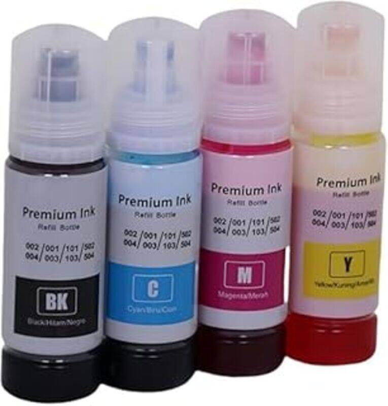 Epson ink 101 Ink Set Compatible for Tank for Epsn L4150 L4160 L4260 L4266 L6160 L6170 L6176 L6190 Printers (4 color set) Black Cyan magenta yellow
Epson ink 101 Ink Set Compatible for Tank for Epsn L4150 L4160 L4260 L4266 L6160 L6170 L6176 L6190 Printers (4 color set) Black Cyan magenta yellow