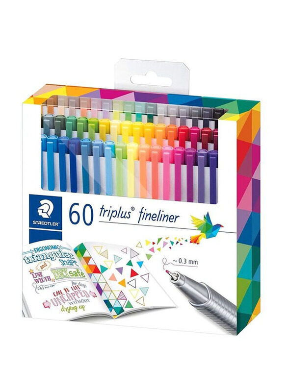 Staedtler StaEDT Perfumeler 60-Piece Triplus Fineliner Pen Set, Blue/Yellow/Pink
Staedtler StaEDT Perfumeler 60-Piece Triplus Fineliner Pen Set, Blue/Yellow/Pink