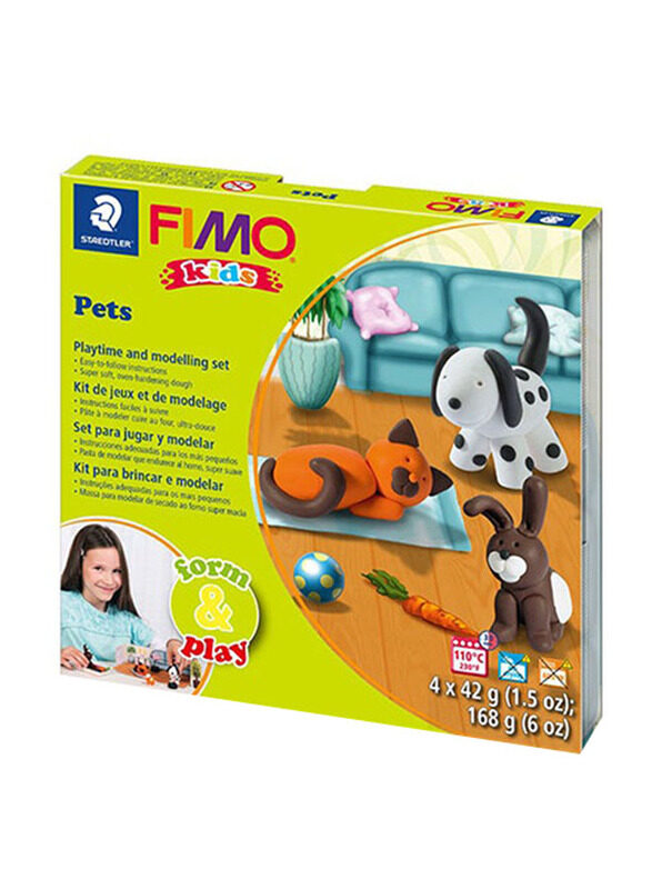 Staedtler StaEDT Perfumeler Fimo Kids Playtime and Modelling Pets Set, Multicolour
Staedtler StaEDT Perfumeler Fimo Kids Playtime and Modelling Pets Set, Multicolour