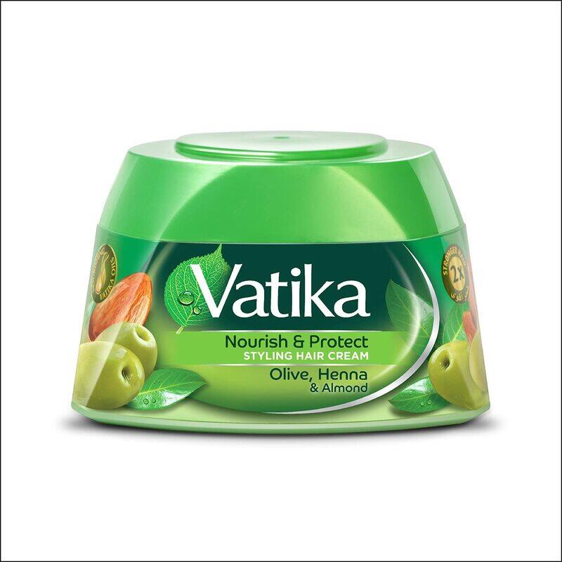 Vatika Naturals Nourish & Protect Styling Hair Cream with Henna, Almond, Aloe Vera, 140ml
Vatika Naturals Nourish & Protect Styling Hair Cream with Henna, Almond, Aloe Vera, 140ml