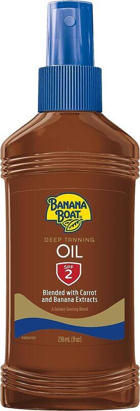 Banana Boat Protective Tanning Oil-SPF2-Carrot & Extracts-Deep Long Lasting Color-Water Resistant-Leaves Skin Feeling Silky Soft-Sun Kissed Glow-With
Banana Boat Protective Tanning Oil-SPF2-Carrot & Extracts-Deep Long Lasting Color-Water Resistant-Leaves Skin Feeling Silky Soft-Sun Kissed Glow-With