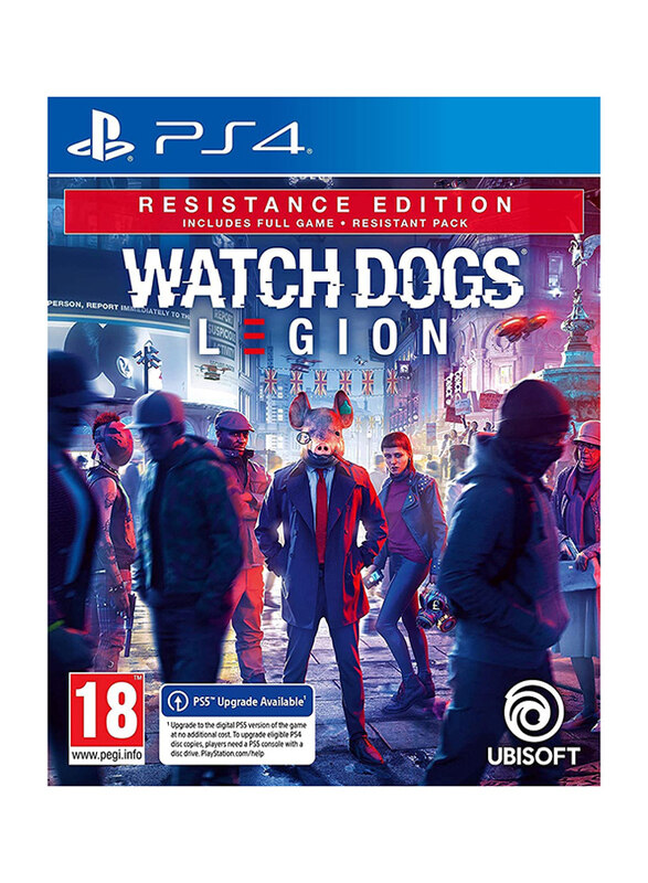 Watch Dogs Legion Resistance Edition Video Game for PlayStation 4 (PS4) by Ubisoft
Watch Dogs Legion Resistance Edition Video Game for PlayStation 4 (PS4) by Ubisoft